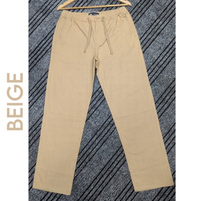 Remi Cotton LOOSE PANT [BEIGE]